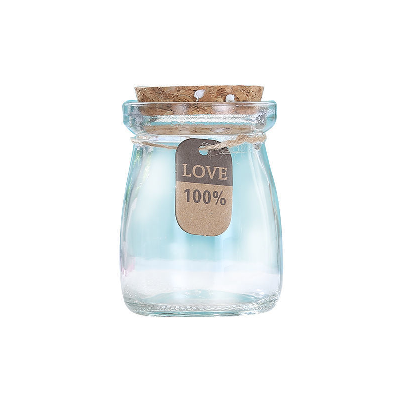 Candle Supplies Glass Jars - Botol kaca bintang keberuntungan kecil 100ML