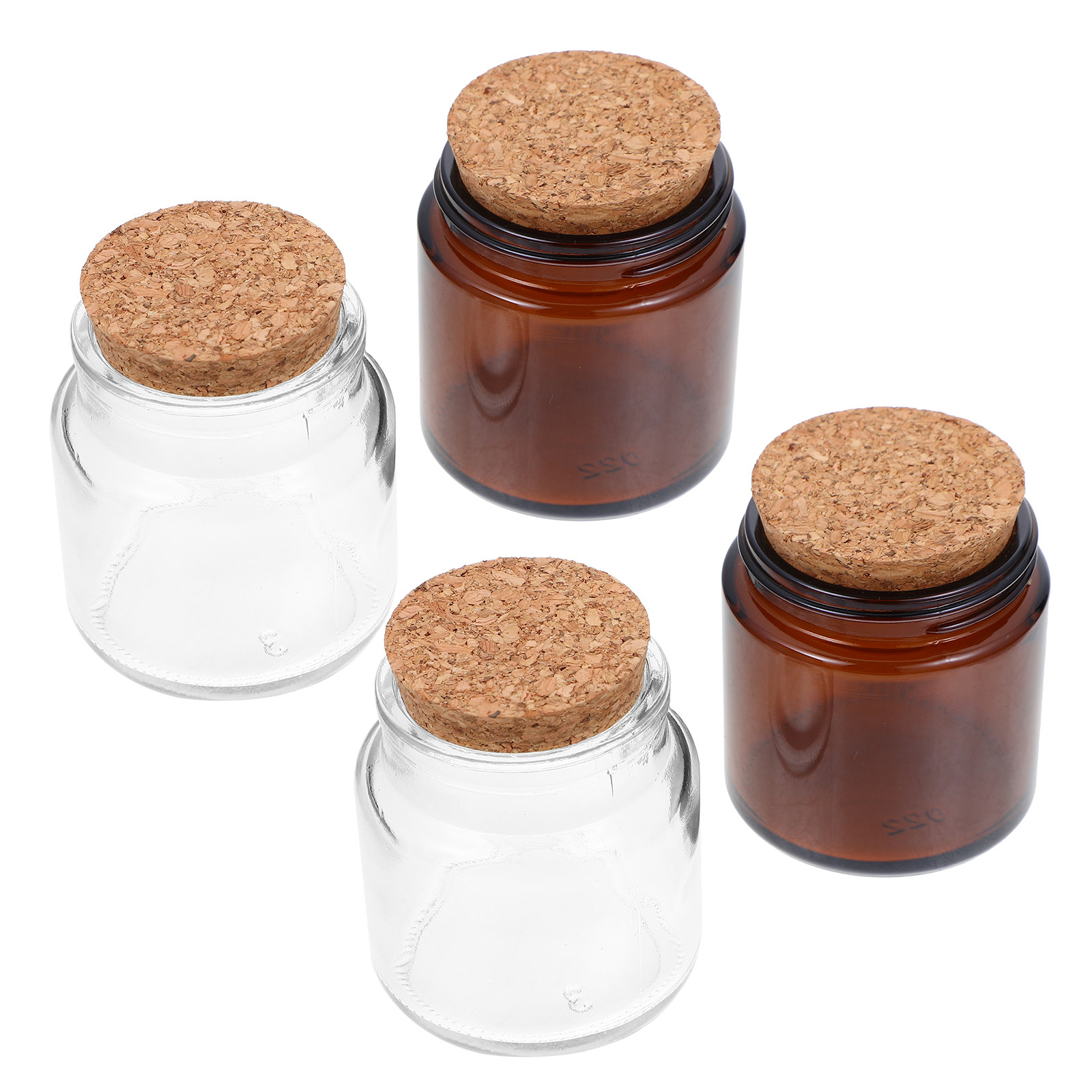 Candle Supplies Glass Jars - 4 Buah Wadah Kaca untuk Membuat