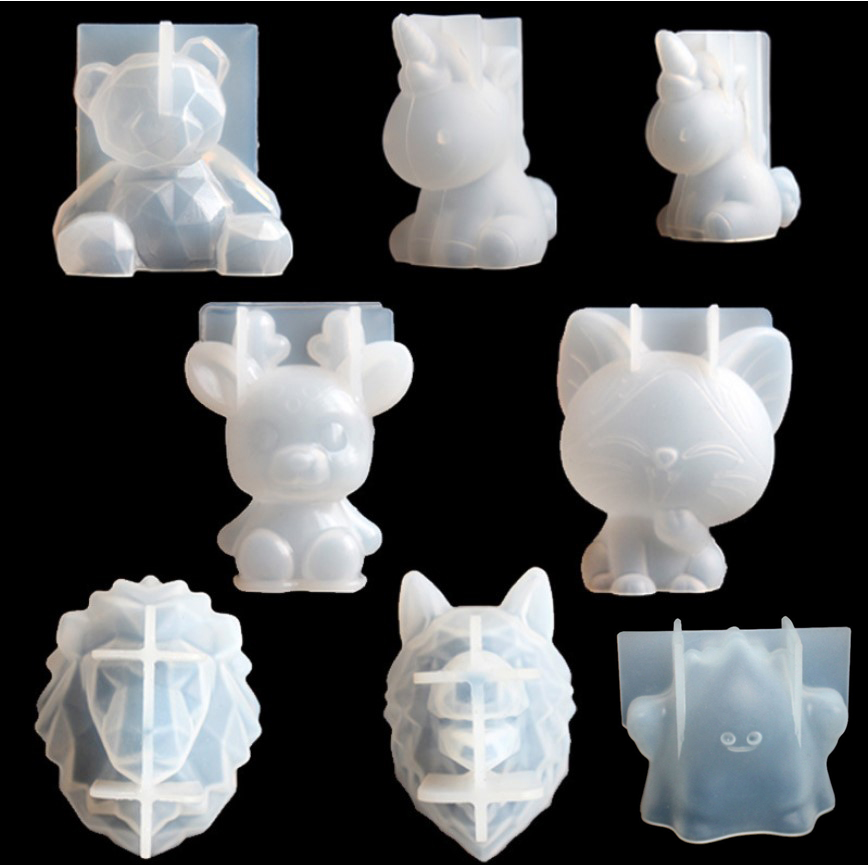 Candle Making Supplies For Beginners - Transparan Unicorn Silikon Epoxy Resin Cetakan