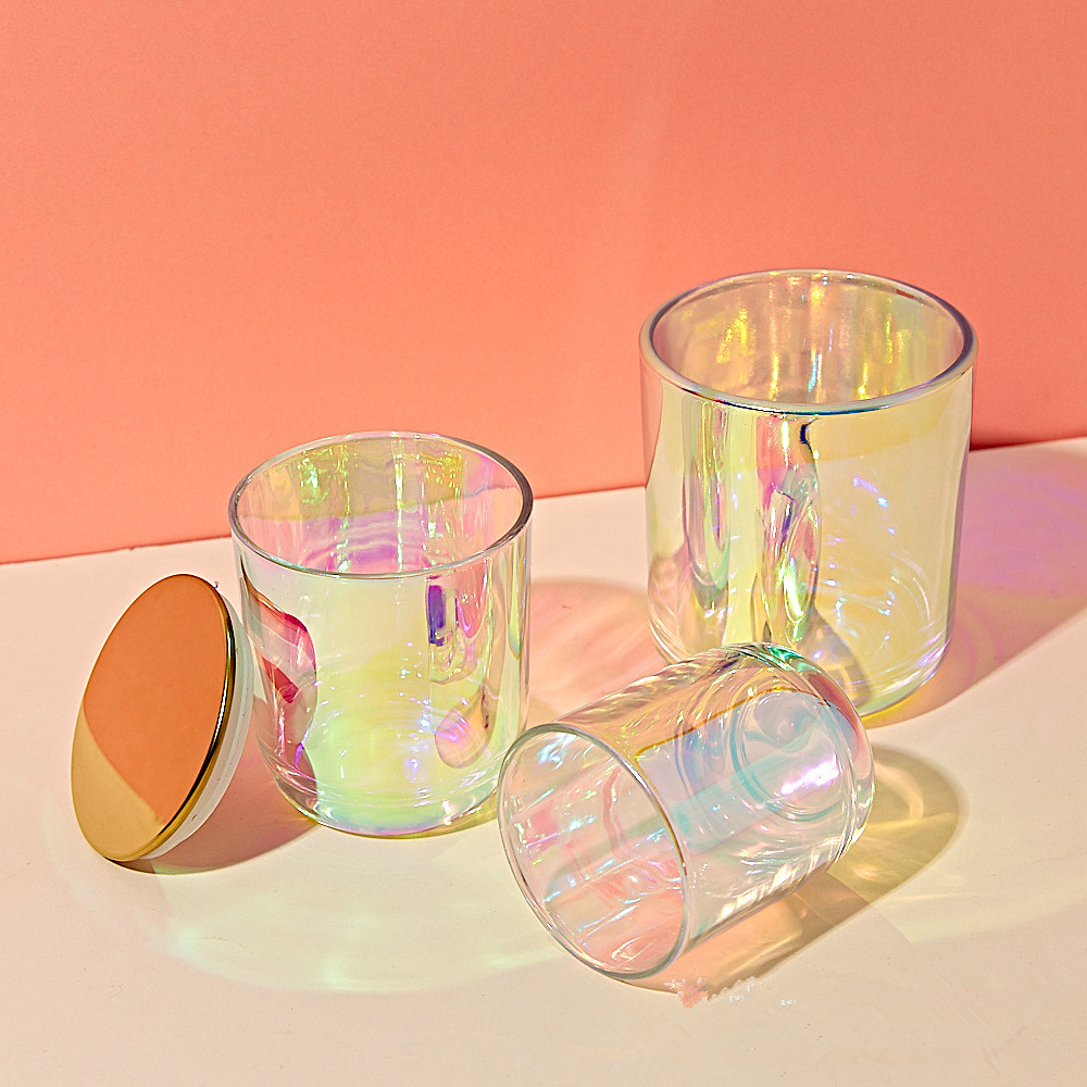 Candle Supplies Glass Jars - Toples untuk Lilin Berwarna Transparan Cangkir