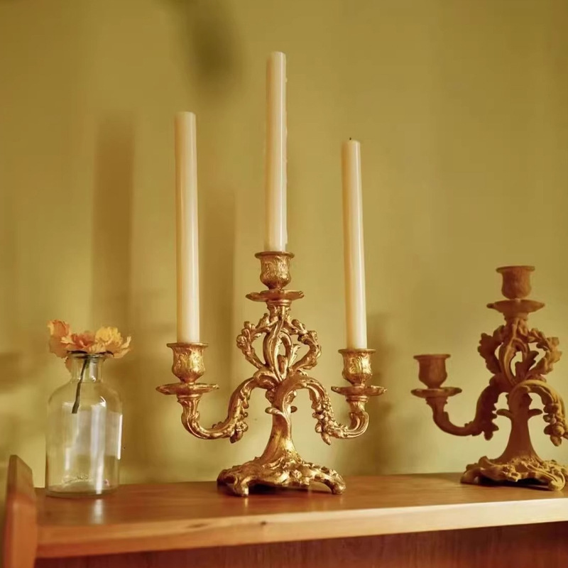Tempat Lilin Retro Barok Dekor - Candle Supplies Luxury ulasan dan harga