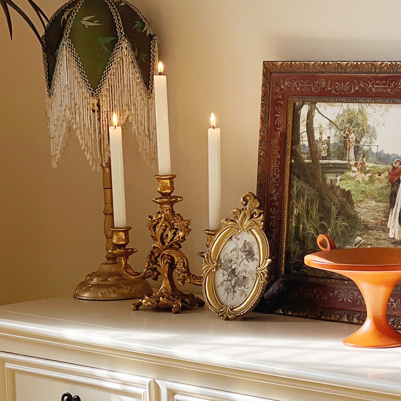 Tempat Lilin Retro Barok Dekor - Candle Supplies Luxury ulasan dan harga