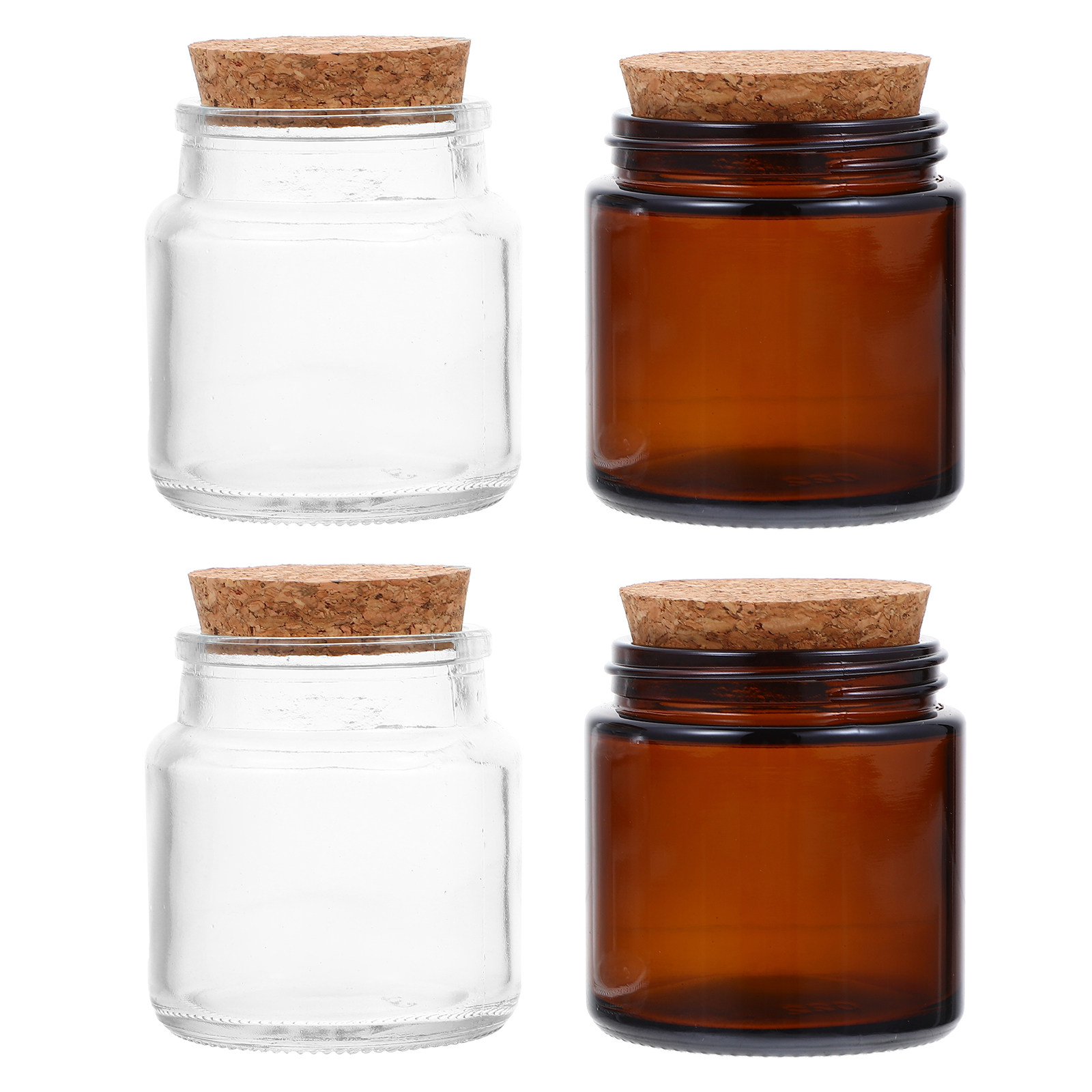 4 Buah Wadah Kaca untuk Membua - Candle Supplies Glass Jars ulasan dan harga