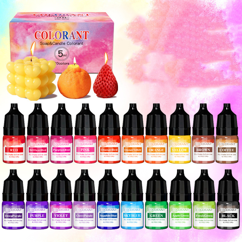20 warna lilin lilin pigmen pe - Candle Supplies Shop ulasan dan harga
