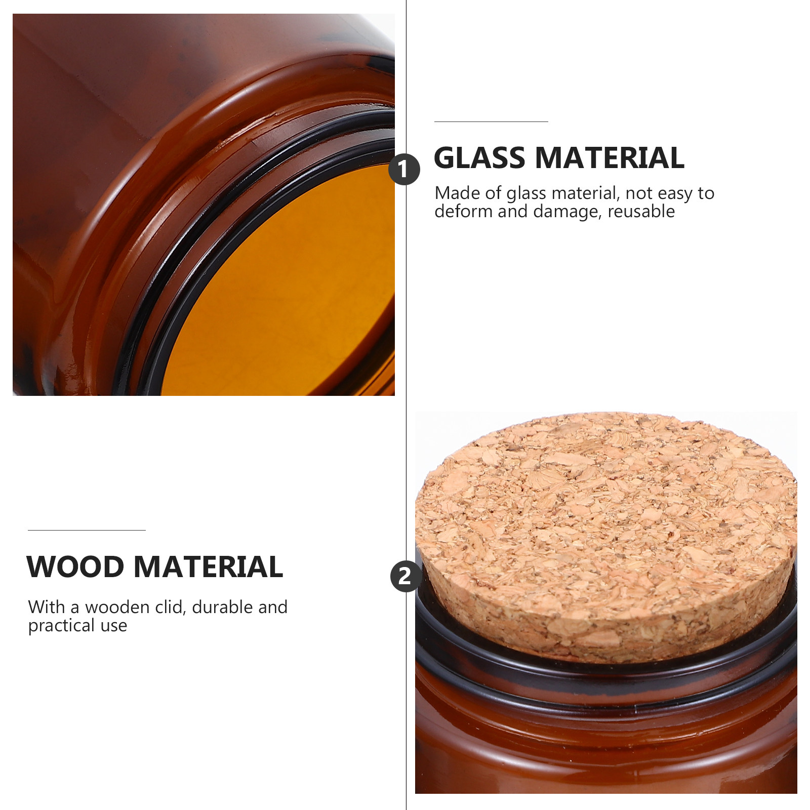4 Buah Toples Kaca Berkualitas - Candle Supplies Glass Jars ulasan dan harga