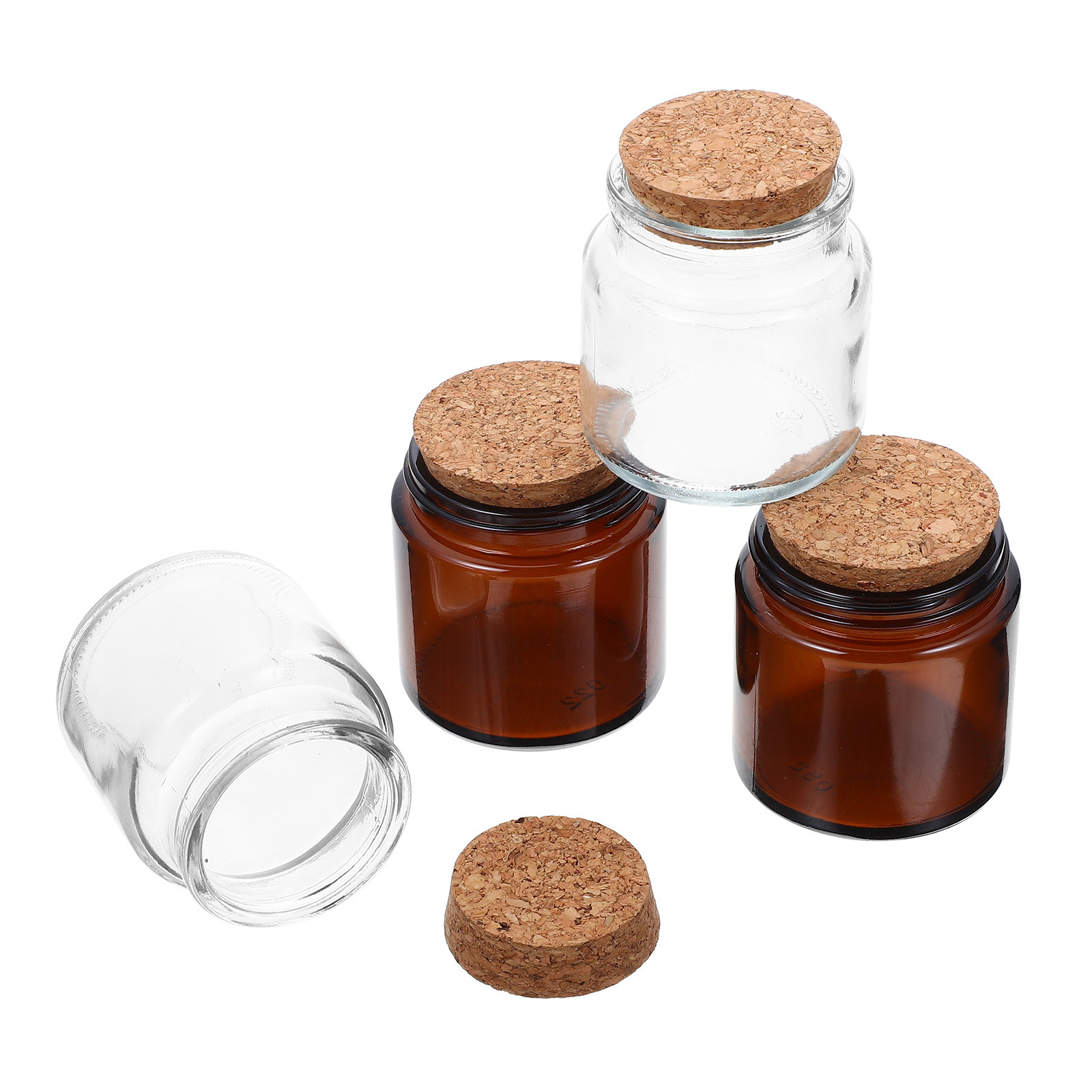 4 Buah Toples Kaca Berkualitas - Candle Supplies Glass Jars ulasan dan harga