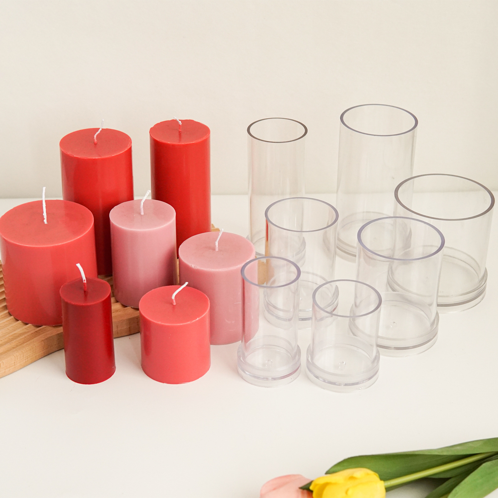 Berbagai 3D Silinder Cetakan L - Candle Supplies Shop ulasan dan harga