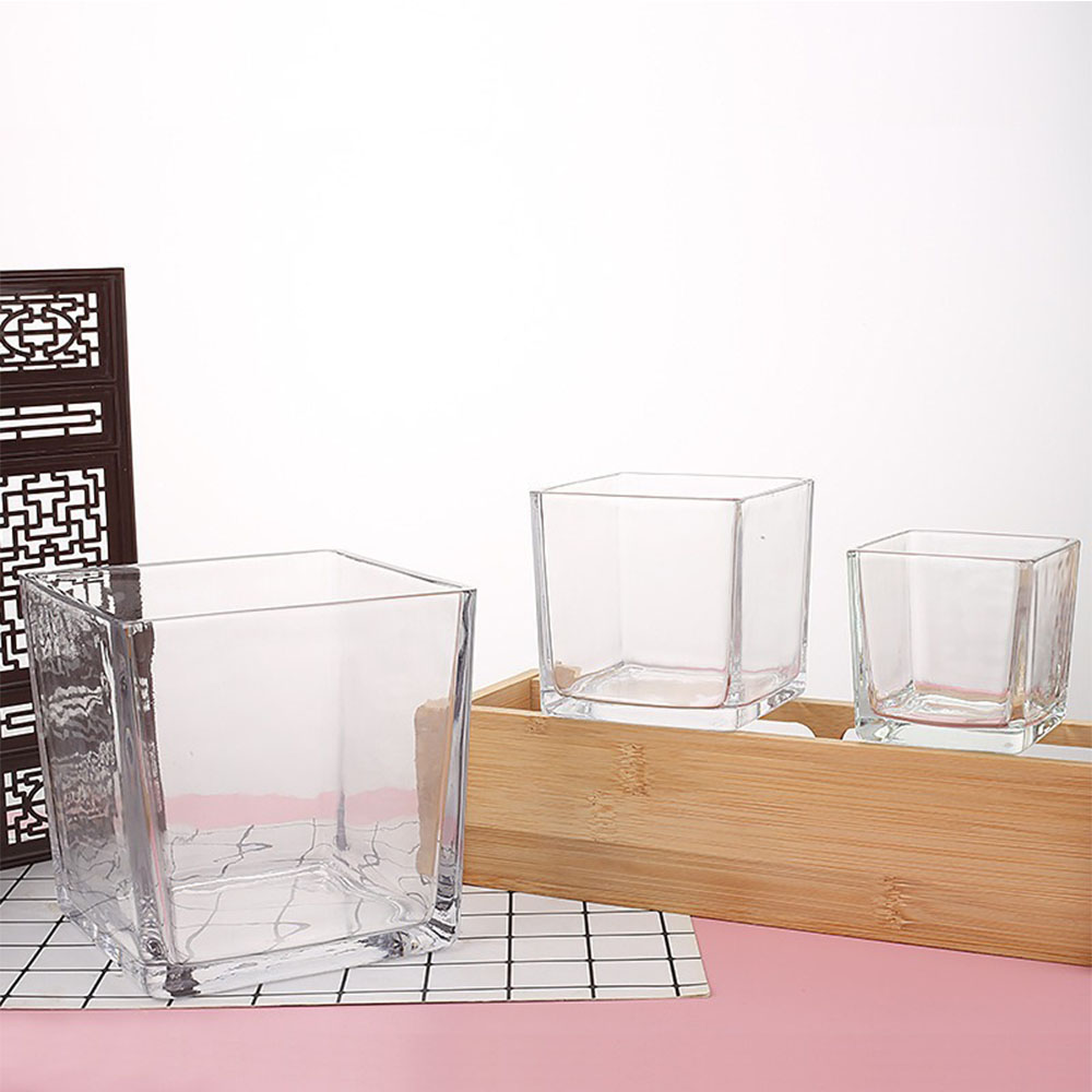 Geometris persegi lilin dupa m - Candle Supplies Glass Jars ulasan dan harga